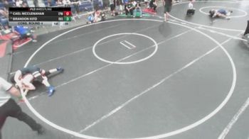 144 lbs Cons. Round 4 - Brandon Kito, Rowland High School vs Cael McClenahan, Topanga PAL Wrestling