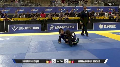 Aubrey Angelique Gonzalez vs Sophia Busch Esquio 2026 Pan Jiu Jitsu IBJJF Championship