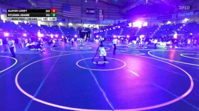 109 lbs Quarterfinal - Alayah Losey, Unattached vs Sylvana Adame, Trojan Elite