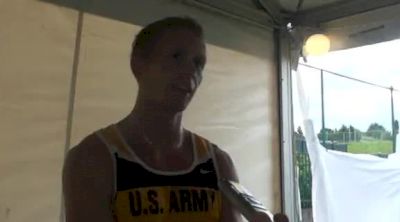 John Mickowski Makes final off no races and excited to keep running 2012 US Olympic Team Trials