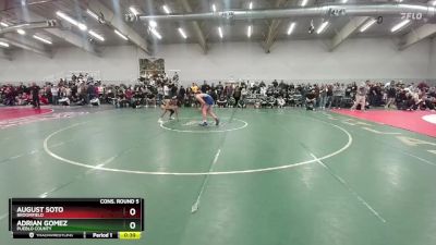 144 lbs Cons. Round 5 - Adrian Gomez, Pueblo County vs August Soto, Broomfield