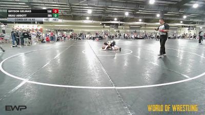 108 lbs Consi Of 16 #2 - Bryson Gelinas, Threestyle vs Beau Abbott, Roundtree Wrestling Academy