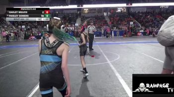 55 lbs Champ. Round 1 - Oakley Mulich, Lawrence Elite vs Paisley Somers, Trailhands