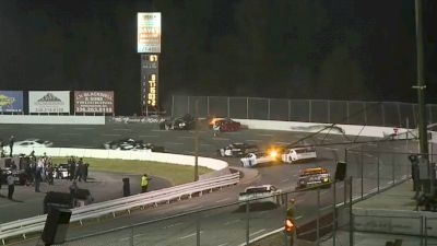 Huge Crash During CARS Tour LMSC Race At Ace Speedway