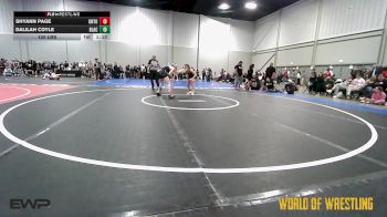120 lbs Rr Rnd 5 - Shyann Page, Untouchables Girls RED vs Dalilah Coyle, Black Widows 7-12
