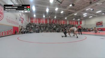 157 lbs 3rd Place Match - Delano Black, Aztec vs Braeden Flores, North Fork