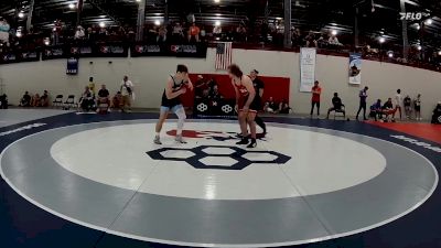 97 kg Quarters - Mason Christian, Hilltopper Wrestling Club vs Greyson Gardner, Burg Training Center