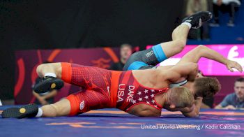 74 kg Quarterfinal - Kyle Dake, USA vs Adam Thomson, CAN