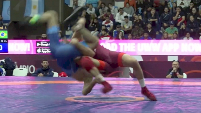 61 kg Round 5 Vitali Arujau, USA vs Juan De Andrade, BRA