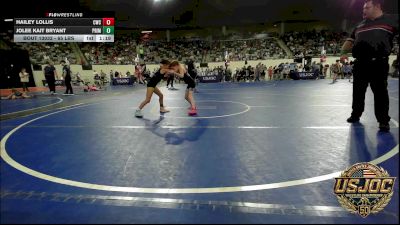 65 lbs Quarterfinal - Hailey Lollis, Cowboy Wrestling Club vs Jolee Kait Bryant, Prime Wrestling