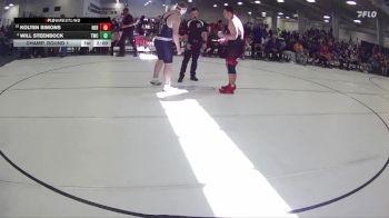 288 lbs Champ. Round 1 - Kolten Simons, Nebraska vs Will Steenbock, Trojan Wrestling Club