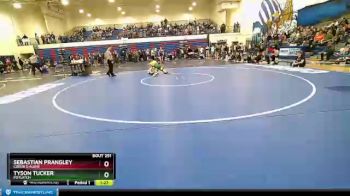 160 lbs Semifinal - Tyson Tucker, Potlatch vs Sebastian Prangley, Coeur D Alene