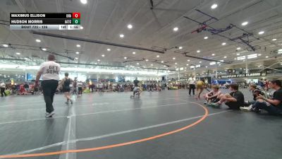 126 lbs Cons. Round 3 - Maximus Ellison, Unattached vs Hudson Morris, All American TC
