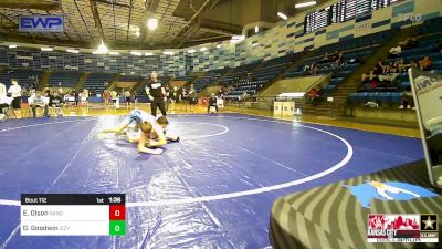 113-A lbs Rr Rnd 1 - Easton Olson, Sanderson Wrestling Academy vs Daniel Goodwin, Izzy Style Wrestling