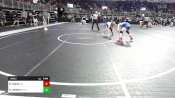 128 lbs Round Of 16 - Bryce Glaze, Red Cobra Westling Academy vs Kyle Selders, Troy