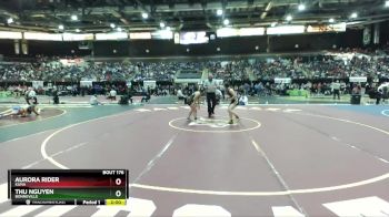 114 lbs Champ. Round 2 - Aurora Rider, Kuna vs Thu Nguyen, Bonneville