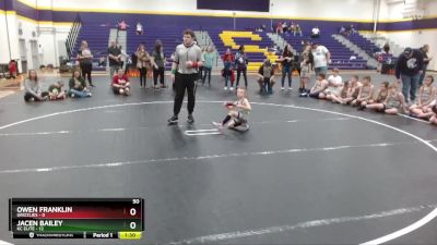 50 lbs Round 4 (6 Team) - Jacen Bailey, KC Elite vs Owen Franklin, Grizzlies