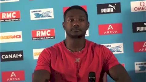 Justin Gatlin ready to race at 2012 Paris Diamond League - Meeting Areva