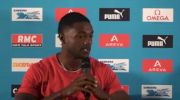 Justin Gatlin full press conference at 2012 Paris Diamond League - Meeting Areva
