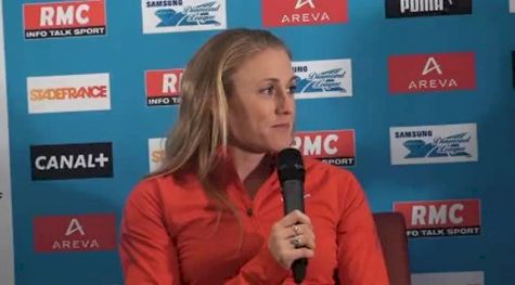 Sally Pearson full press conference at 2012 Paris Diamond League - Meeting Areva