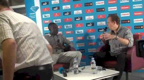 David Rudisha full press conference at 2012 Paris Diamond League - Meeting Areva