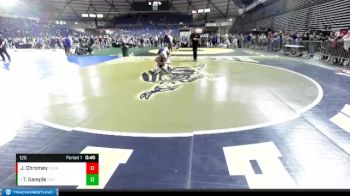125 lbs Semifinal - Treycen Sample, Elma Wrestling Club vs Jacob Chromey, South West Washington Wrestling Club