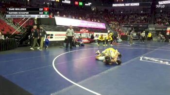 2A-157 lbs Cons. Round 5 - Hayden Schafer, Eagle Grove vs Zane Mullenix, Eddyville-Blakesburg-Fremont