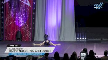 Dance Athletics - Harper Nelson- You Are Enough [2023 Youth - Solo - Contemporary/Lyrical Day 1] 2023 JAMfest Dance Super Nationals
