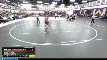 184 lbs Champ. Round 2 - Bentley Schwanebeck-Ostermann, Augsburg vs Colin O`Neill, Elmhurst University