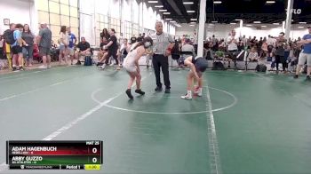 76 lbs Round 2 (6 Team) - Adam Hagenbuch, Rebellion vs Abby Guzzo, 84 Athletes