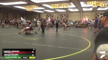 117 lbs Quarterfinals (8 Team) - ARMANI MCCANN, Elite Wrestling Black vs Dakota Johnson, Death Squad