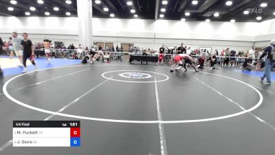 144 lbs 1/4 Final - Malachi Puckett, Tennessee vs Jin Davis, Georgia