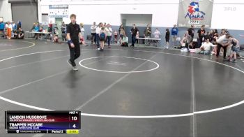 74 lbs Cons. Semi - Landon Musgrove, Soldotna Whalers Wrestling Club vs Trapper McCabe, Kodiak Wrestling Club