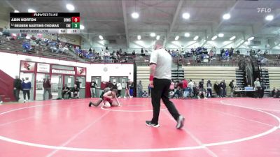 175 lbs Cons. Round 4 - Reuben Martins-Thomas, Shelybville vs Adin Norton, South Bend Wrestling Club