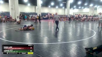 144 lbs Finals (2 Team) - Dana Law, Florida Elite Wrestling Academy vs Logan Ott, Avon Wrestling Club