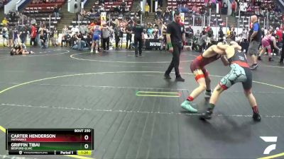 100 lbs Quarterfinal - Griffin Tibai, Bedford GLWC vs Carter Henderson, Mathawks