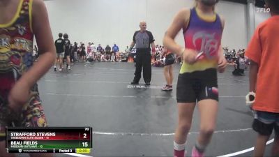 75 lbs Round 1 (8 Team) - Lincoln Keaton, Missouri Outlaws vs Bristol Pope, Takedown Elite Silver