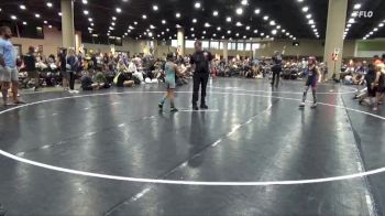 65 lbs Round 3 (6 Team) - Hudson Van Wyk, Moyer Elite vs Dawsyn Brooks, Rabbit WC