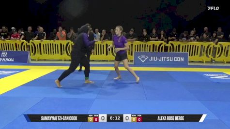 Alexa Rose Herse vs Samayyah Tzi-San Cook 2025 Pan IBJJF Jiu-Jitsu No-Gi Championship