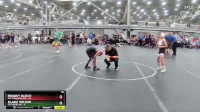 72 lbs Round 3 (4 Team) - Bradey Bleich, Mat Assassins Red vs Blaike Wilson, Outsiders WC