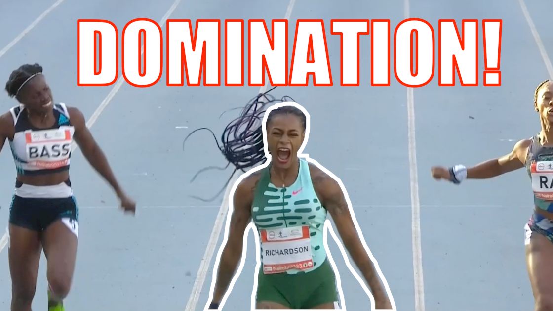 UTTER DOMINATION! Sha'Carri Richardson 22.07 Meet Record