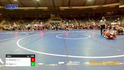 95 lbs Round Of 32 - Owen Williams, Rocky Mountain Middle School vs Noah Back, Raw Wrestling Club