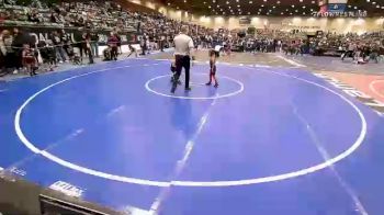 40 lbs Semifinal - Levi Mathew, Spazz Wrestling vs Owen Mendoza, PACIFIC EDGE WRESTLING