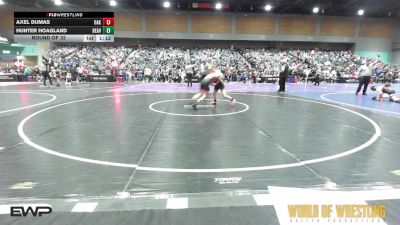 88 lbs Round Of 32 - Axel Dumas, Oakdale vs Hunter Hoagland, Beaver Dam RTC