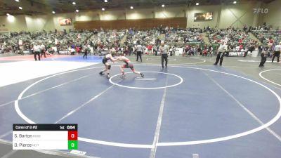 109 lbs Consi Of 8 #2 - Samuel Barton, Roseburg Mat Club vs Owen Pierce, No Team