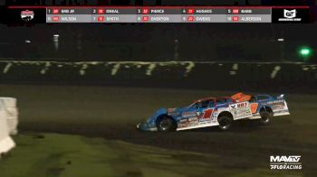 Hudson O'Neal And Dennis Erb Jr. Make Contact Battling For The Lead At Fairbury Speedway