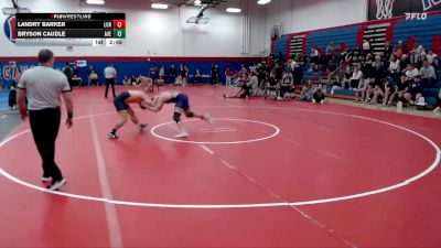 184 lbs Finals (2 Team) - Landry Barker, Loras vs Bryson Caudle, Averett