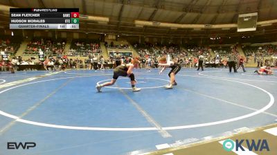 120 lbs Quarterfinal - Sean Fletcher, Broken Arrow Wrestling Club vs Hudson Morales, Owasso Takedown Club