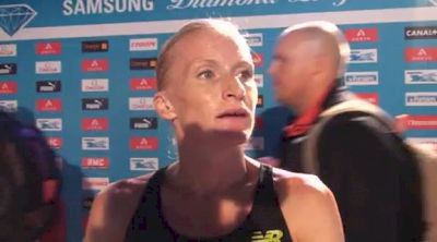 Barbara Parker talks about overcoming confidence issues after finishing 8th in tactical steeple at 2012 Paris Diamond League - Meeting Areva