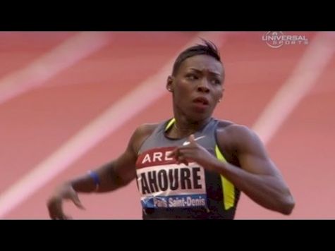 Murielle Ahoure wins 200m in Paris - from Universal Sports